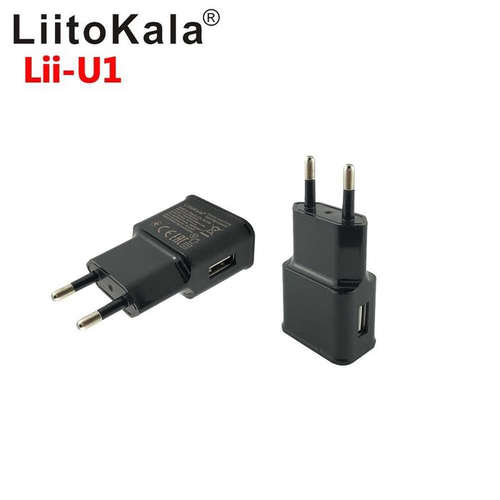 USB зарядно LiitoKala 5V/2A. За смартфон, таблет, часовник, фотоапарат