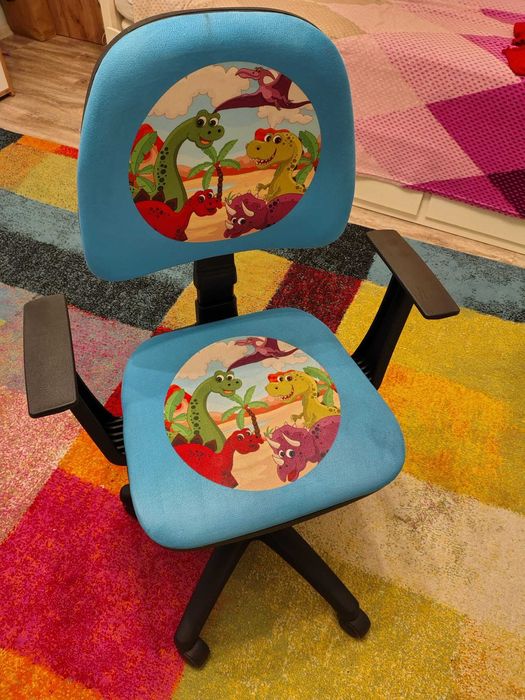 Scaun birou copii dinozauri -  Mobexpert - impecabil!