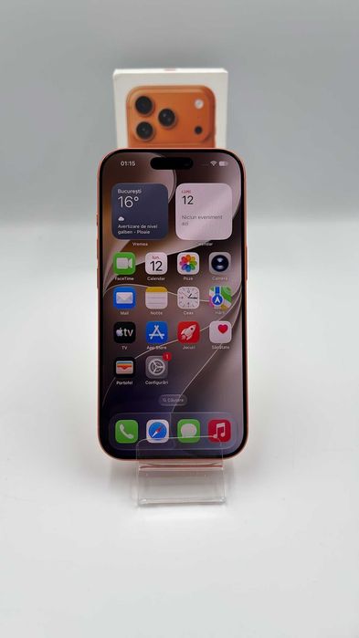 Iphone 17 Pro Orange impecabil cu garantie Amanet Dubai