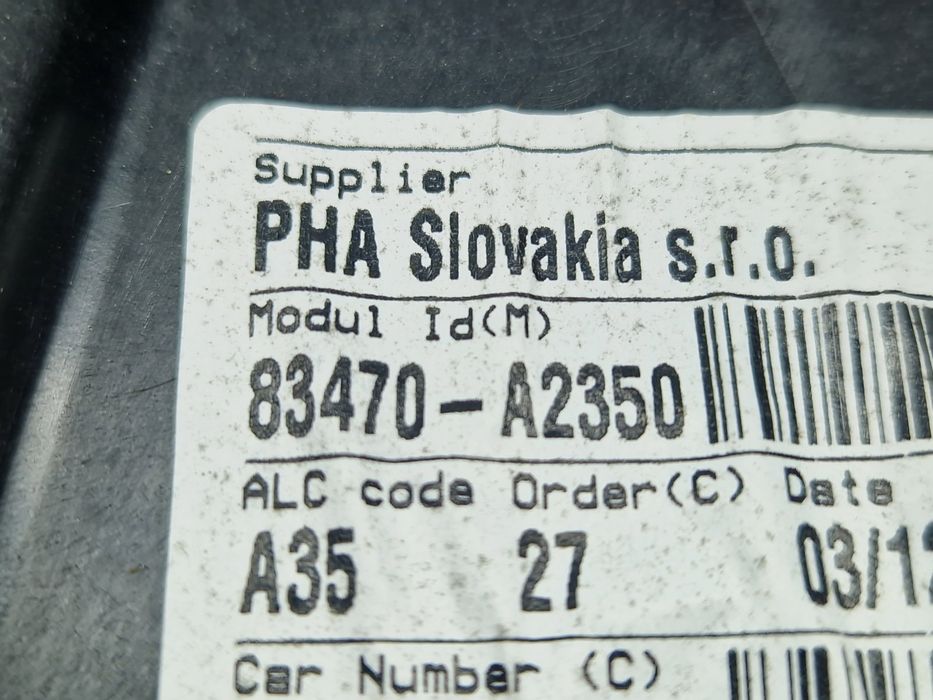 Macara electrica geam stanga spate KIA Ceed (JD) [Fabr 2012-2018] Hatc