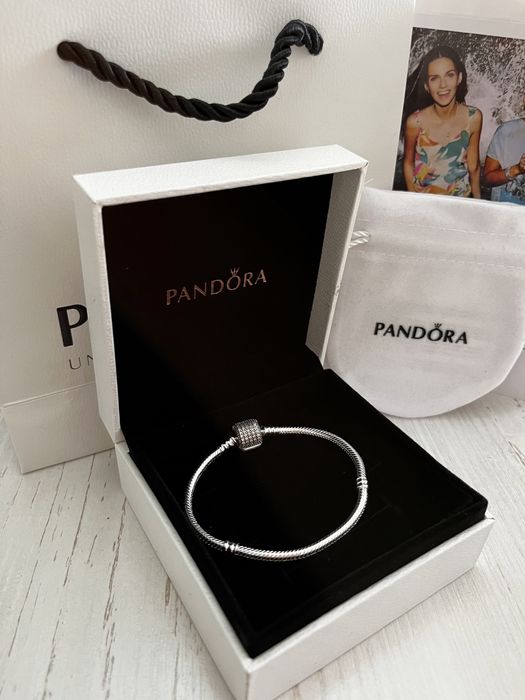 Браслет Pandora, серебро, люкс качество