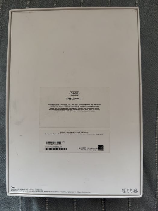 Ipad Air 3! Model A 2152!