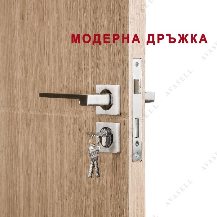 Качествена интериорна врата от МДФ; цвят Златен Дъб; ИЗГОДНО !