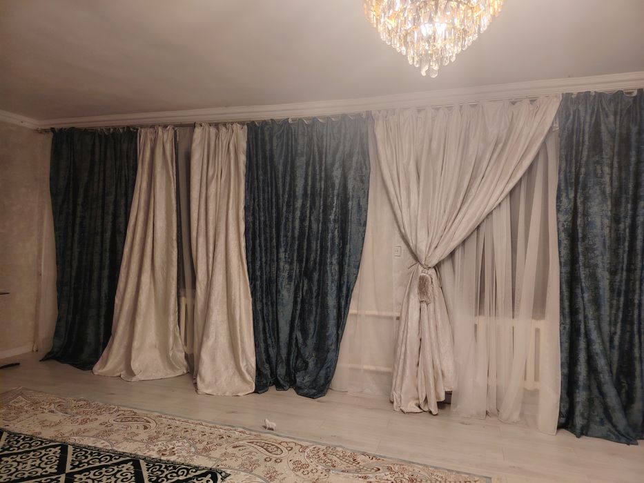 Продам шторы с тюлью