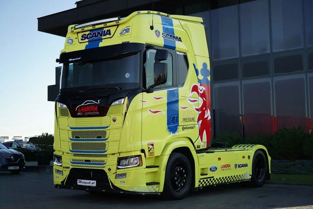 Scania S 520 / V8 / RETARDER / I-PARK COOL / COMPLET AIRMATIC / PIELE /