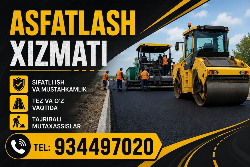Асфальт хизмати asfalt xizmati