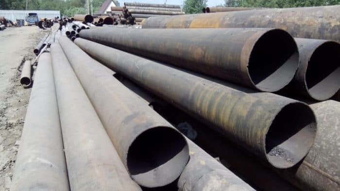 Прямошовная труба 530 электросварная бу восстановленная Караганда