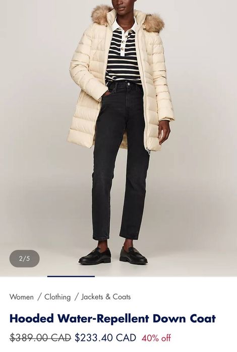 Пуховик Tommy Hilfiger