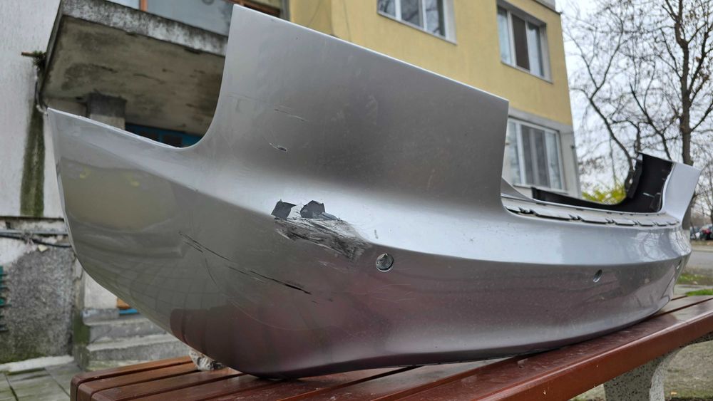 Задна Sline броня  Ауди А6 4Ф седан 2009 - 2011 фейслифт