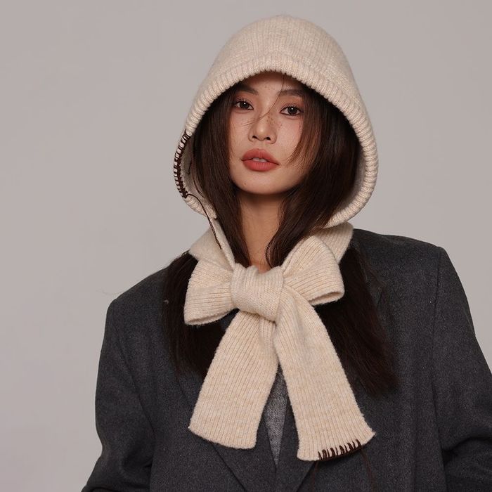 Капор-шарф женский