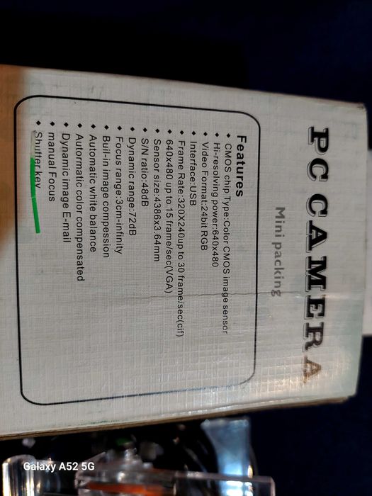 PC Camera mini packing