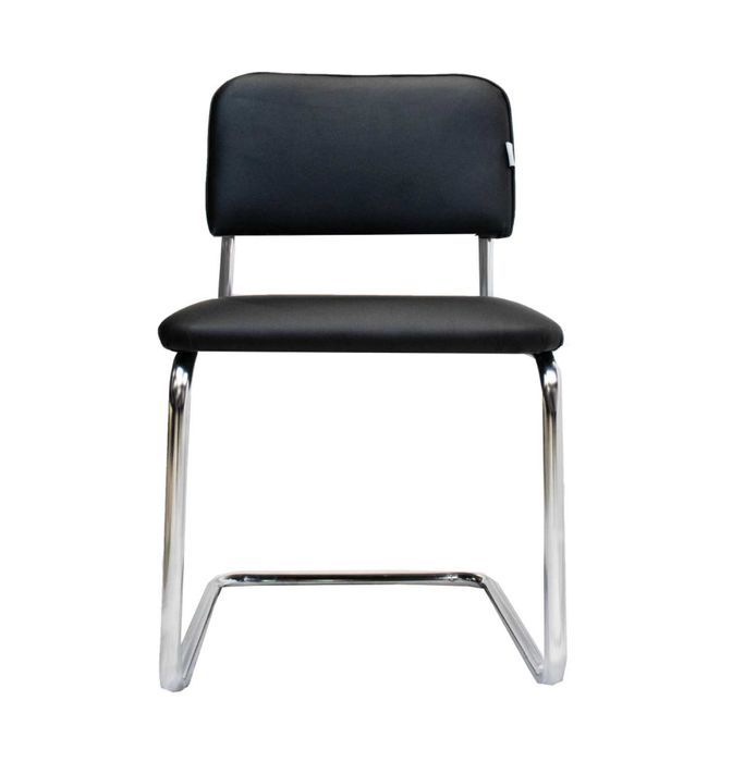 Оптом! Стул Сильвия CHROME кож-зам черный Перечисления есть