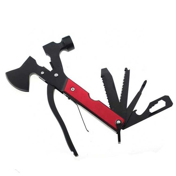 surubelnita, ciocan, multitool, otel, finisaj negru mat