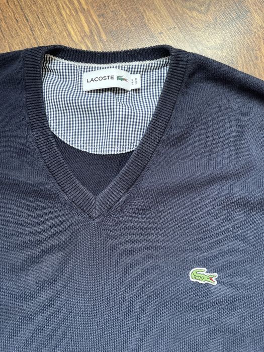 Lacoste v-neck sweater Navy