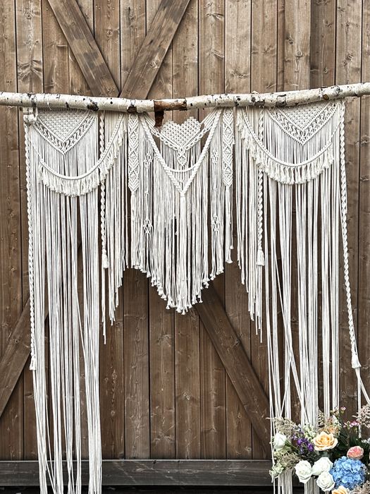 Macrame decorativ nunta/cununie civila - decor boho nunta
