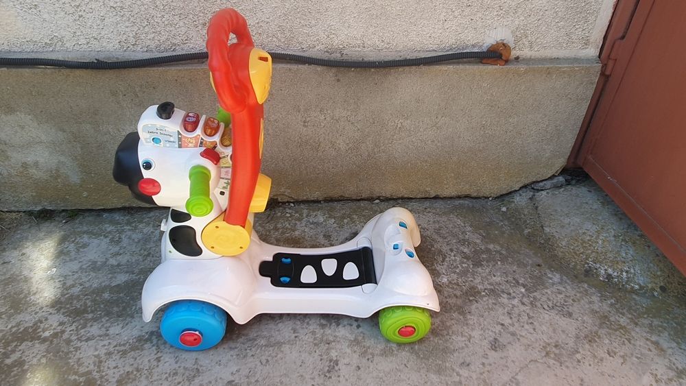 Masinuta copii Zebra 3x1 Vtech -premergator, ride-on, trotineta