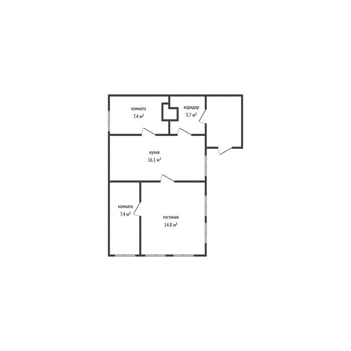 Продается 3-комнатный дом в районе Западного.