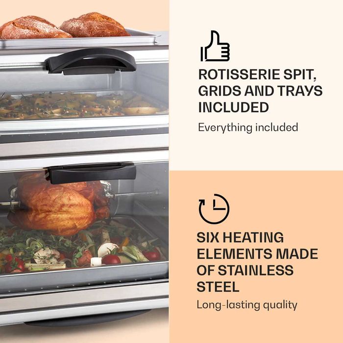 Кухненска двойна фурна с грил