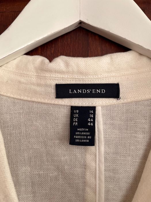 LandsEnd лен сако