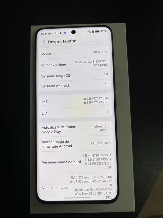 Honor 90, 12GB/512GB Diamond Silver folosit