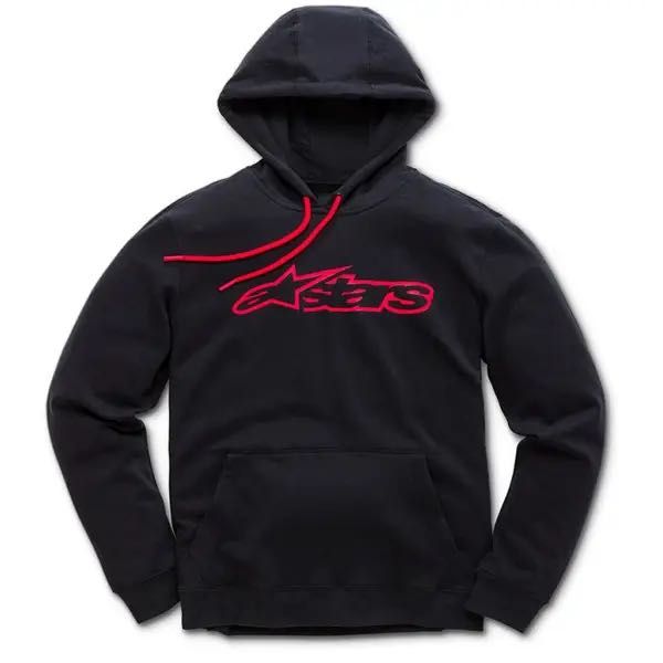 Hanorac ALPINESTARS blaze fleece black red hoodie L Moto cross enduro