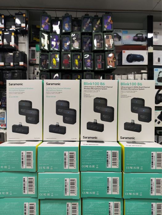 Saramonic blink 500,blink100 U2 b2+ mikrafon петличка iphone typce