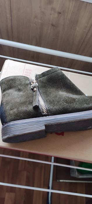 Замшевые полуботинки