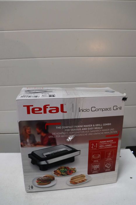 Грил скара Tefal Inicio Compact GI270D10 (Сребрист) 1000W