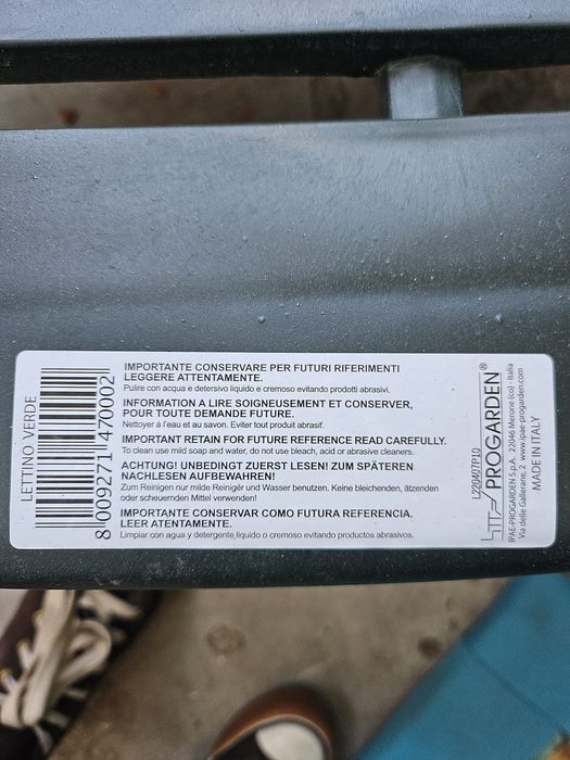 2 buc - Sezlong premium de plajă si gradiba ProGarden