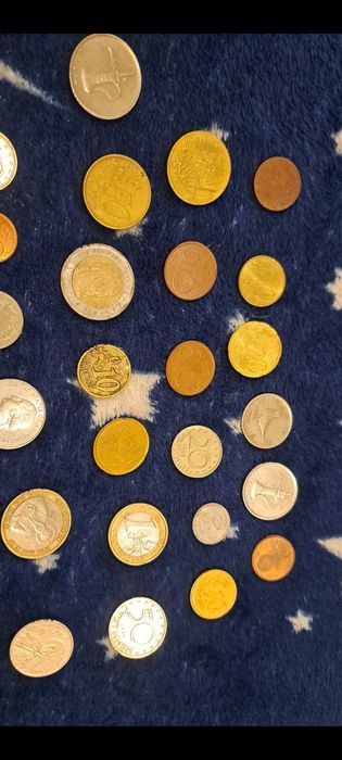Colecție monede vechi si noi