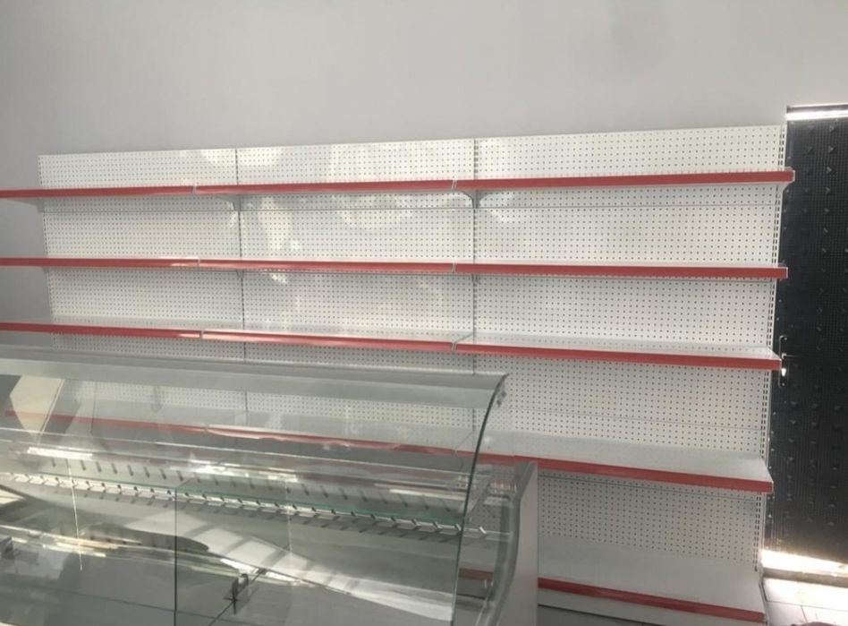 Нови още по-ниски цени на Стелажи магазин търговско оборудване