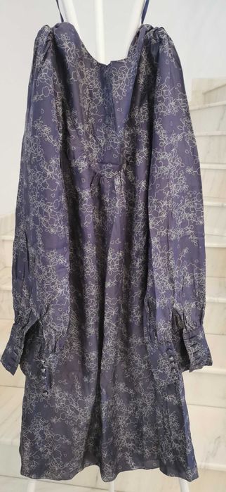 Vand rochie de plaja, tip cămașă Pepe Jeans, măsură M-L, matase