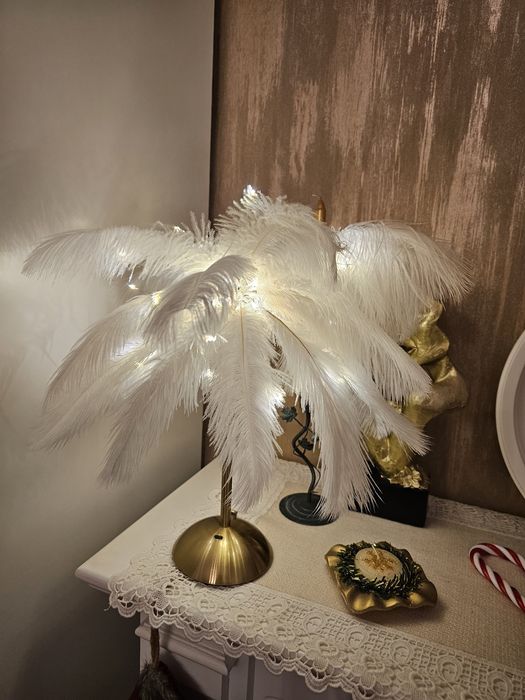 Lampă de birou din puf