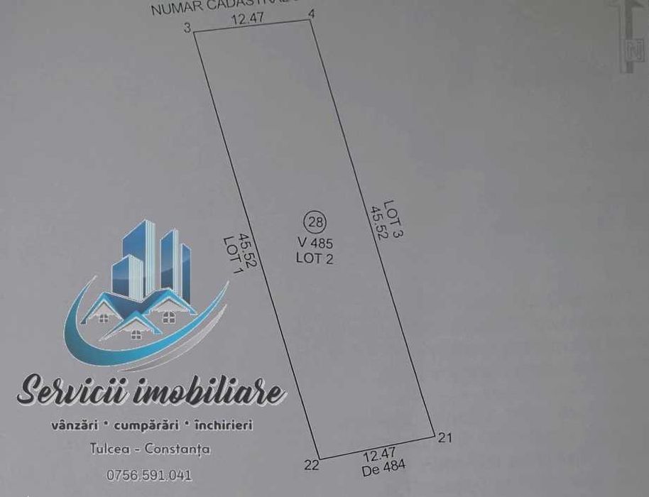 Teren lot 565 mp (teren intravilan Tulcea)
