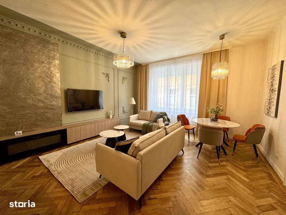 Inchiriez apartament 3 camere, nou amenajat, ultracentral