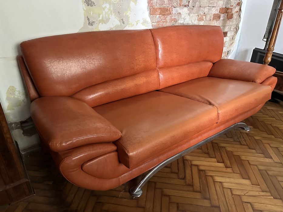 Set canapea extensibila + fotoliu impreuna