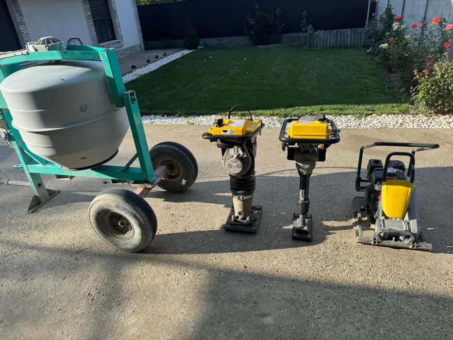 Inchiriez scule santier:  mai compactor,placa vibratoare,betoniera!