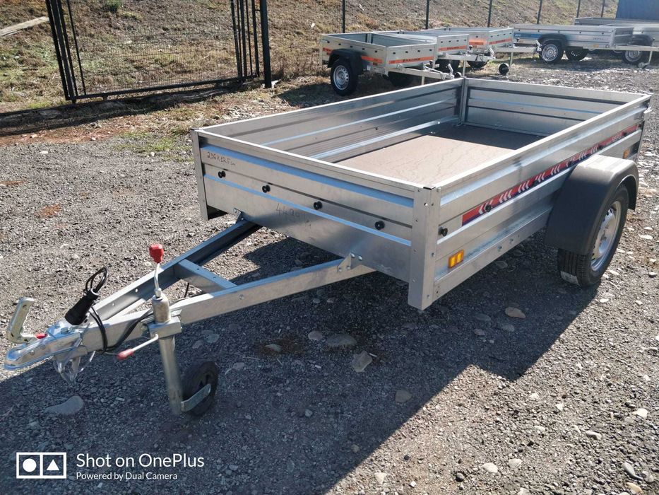 Remorca Noua Sasiu Ramforsat 750 kg Valahia Max 235x125x34 cm