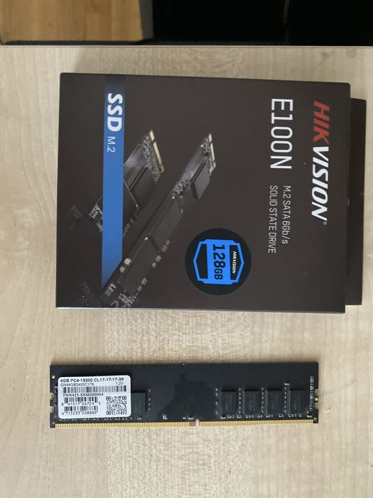 ssd 128gb и ddr4 4gb