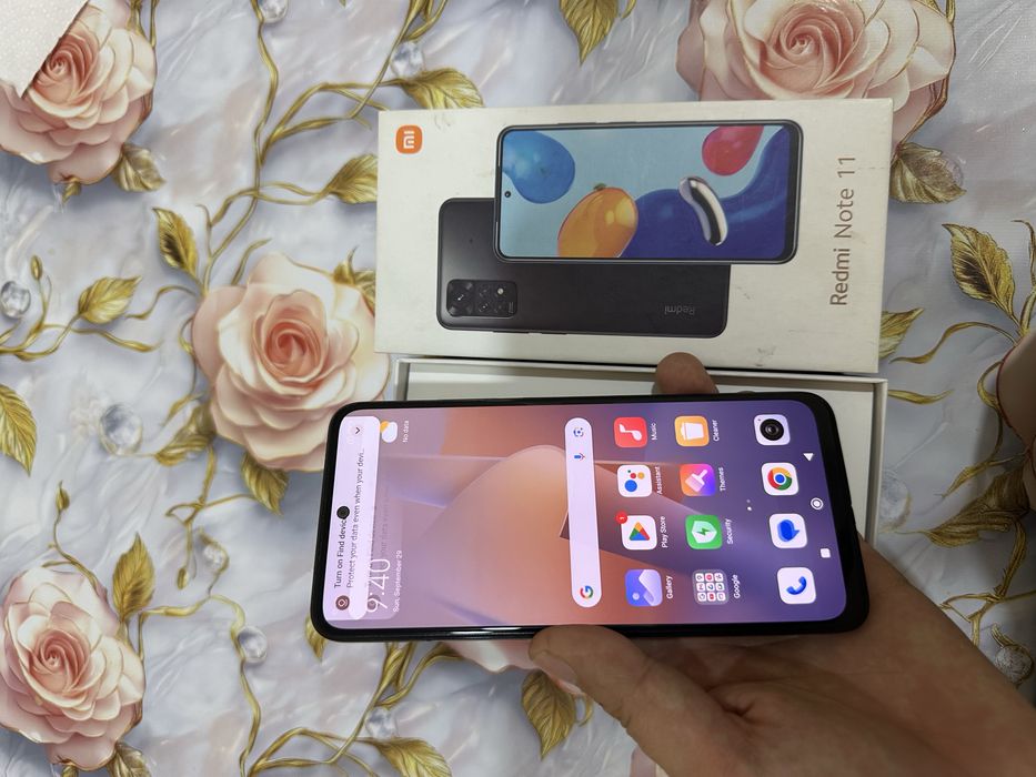Redmi note 11 idel xolatda karopka dakument bor