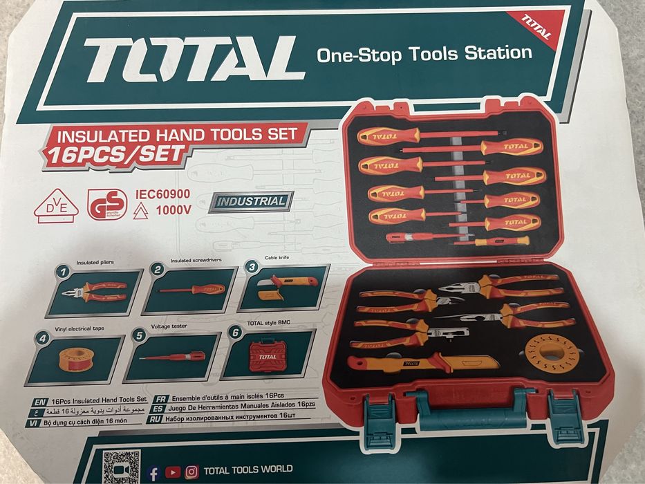 Набор инструментов/ набор диэлектрических инстр. для электрика