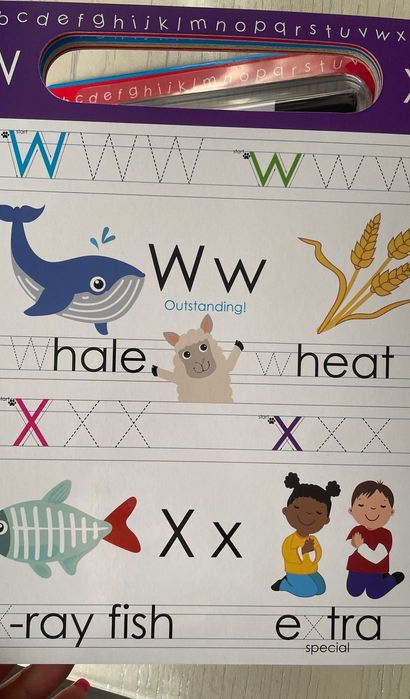 Книга Алфавит обучающая на Английском языке