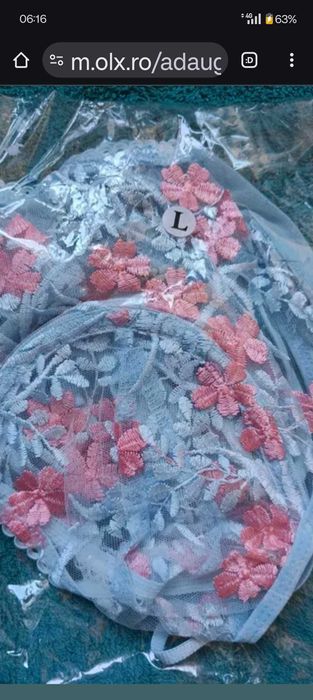 Lenjerie sexy albastra deosebita