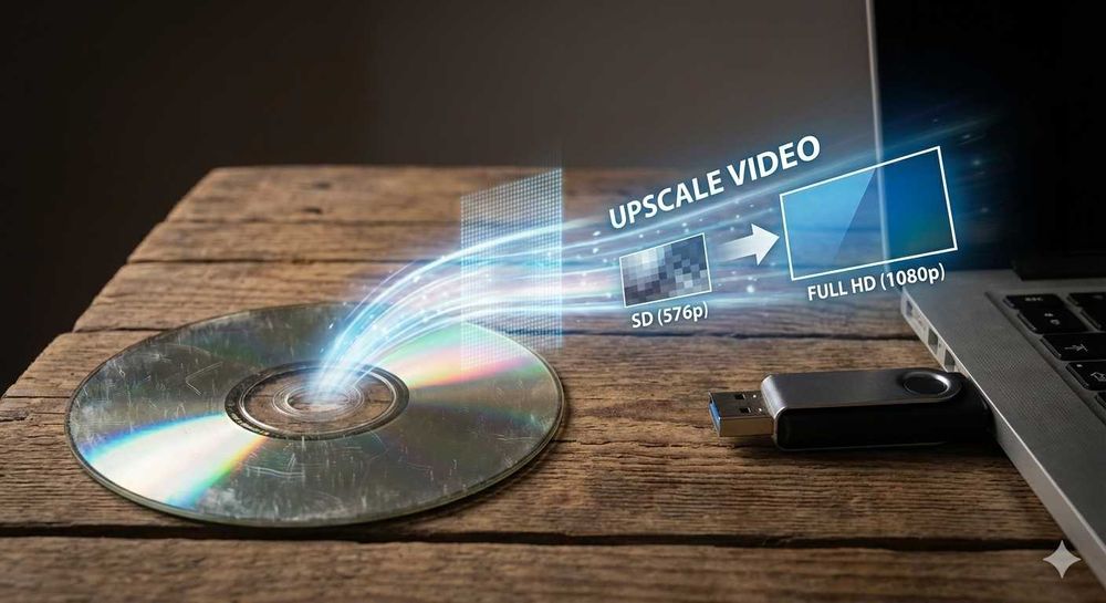 Transfer casete video pe Stick Usb