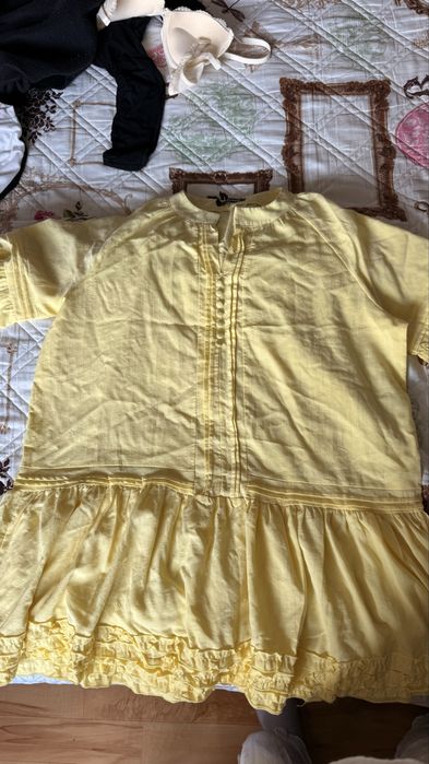 Желтое платье на весну/лето