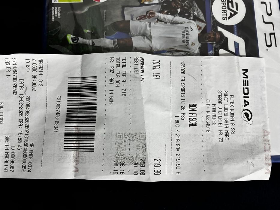 FIFA 2026 pentru PS 5 sigilat