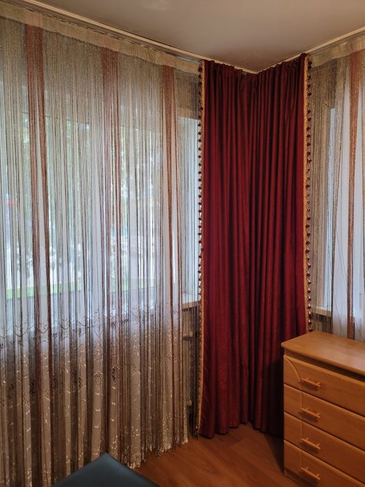 Продам шторы нитяные (кисея) с рюликсом