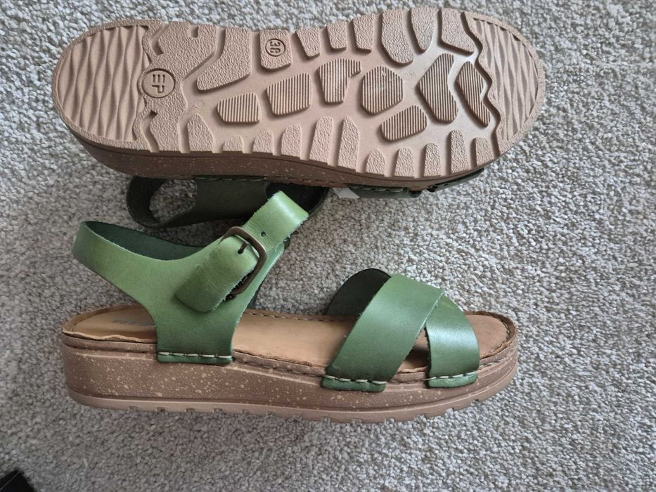 Sandale noi casual din piele,