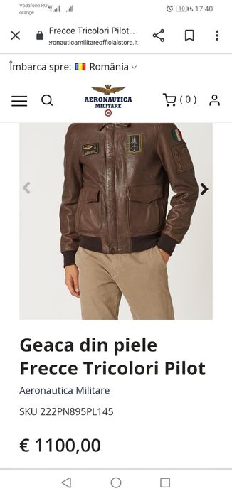 Geaca de piele, Aeronautica Militare
