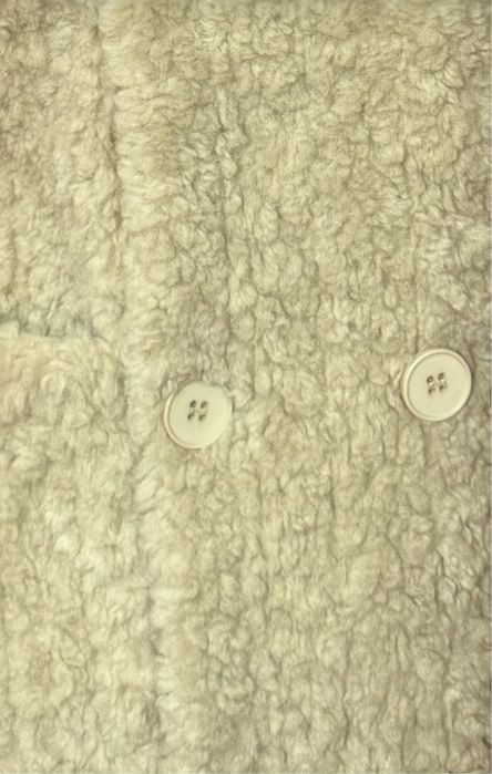 Шубка тедди бежевая